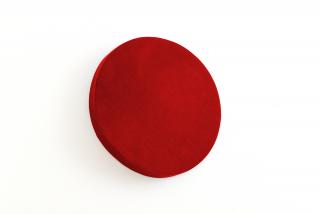 akusztikai panel kör, piros 40x2-3-4cm