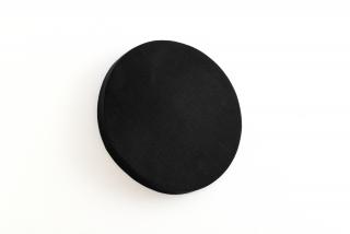 akusztikai panel kör, fekete 40x2-3-4cm